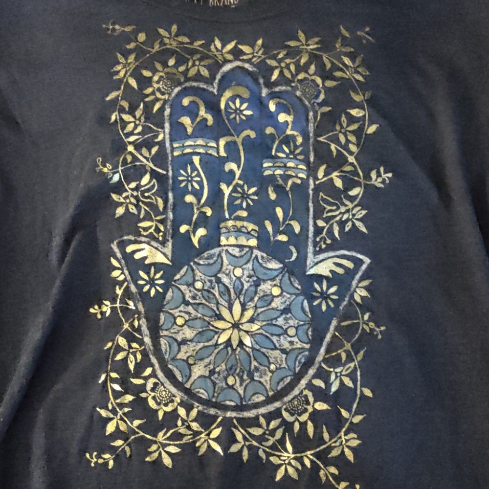 NWOT XXL Lucky Brand Hamsa Tee